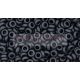 Toho Demi Round Japanese Seed Bead  -  611  -  Frosted Gray  -  size: 8/0