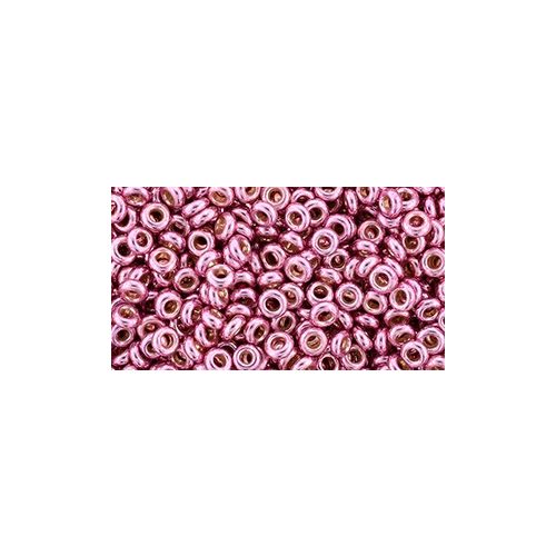 Toho Demi Round Japanese Seed Bead  - pf553 - PermaFinish - Galvanized Pink Lilac -  size: 8/0