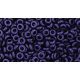 Toho Demi Round Japanese Seed Bead  -  y612 - HYBRID Metallic Suede Purple  -  size: 8/0
