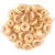 Teacup - czech pressed bead - Opaque Beige - 2x4mm