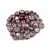 Teacup - czech pressed bead - Saturated Metallic Red Pear - 2x4mm
