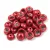 Teacup - czech pressed bead - Sueded Gold Samba Red - 2x4mm
