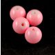 Imitation pearl round bead - Pink - 10mm