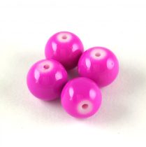 Imitation pearl round bead - Raspberry Milkshake - 10mm