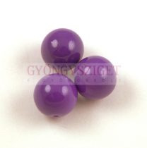 Imitation pearl round bead - Dark Purple - 10mm
