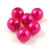 Imitation pearl round bead - Magenta - 10mm