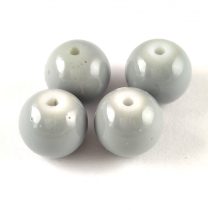 Imitation pearl round bead - Gray - 10mm
