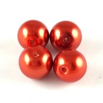 Imitation pearl round bead - Copper - 10mm