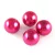 Imitation pearl round bead - Burgundy - 10mm