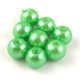 Tekla golyó gyöngy - Light Green - 10mm