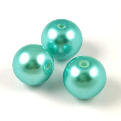 Tekla golyó gyöngy - Turquoise - 12mm