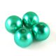 Imitation pearl round bead - Metallic Turquoise - 14mm