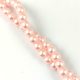 Imitation pearl round bead - Cream Pearl - 4mm (sold on a strand - 210pcs/strand)