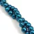 Imitation pearl round bead - Metallic Petrol - 4mm (sold on a strand - 210pcs/strand)