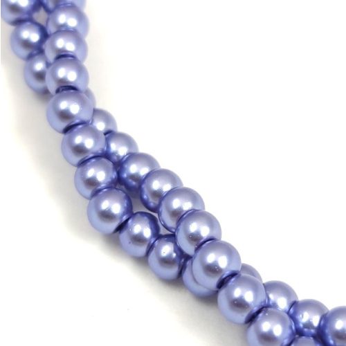 Imitation pearl round bead - Light Purple - 4mm (sold on a strand - 210pcs/strand)