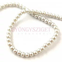   Imitation pearl round bead - Light Gray - 4mm (sold on a strand - 210pcs/strand)