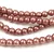 Imitation pearl round bead - Pearl Antique Brown - 4mm (sold on a strand - 210pcs/strand)
