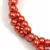 Imitation pearl round bead - Metallic Copper - 4mm (sold on a strand - 210pcs/strand)