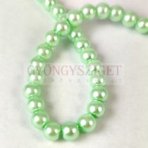   Imitation pearl round bead - Light Mint - 6mm (sold on a strand - 70pcs/strand)