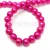 Imitation pearl round bead - Fuchsia - 6mm (sold on a strand - 145 pcs/strand)