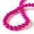 Imitation pearl round bead - Metallic Fuchsia - 6mm (sold on a strand - 145 pcs/strand)