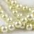 Imitation pearl round bead - Light Cream - 6mm (sold on a strand - 145pcs/strand)