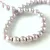 Imitation pearl round bead - Metallic Light Lavender - 6mm (sold on a strand - 145 pcs/strand)