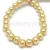 Imitation pearl round bead - Cream Gold - 6mm (sold on a strand - 145 pcs/strand)