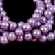 Imitation pearl round bead - Light Metallic Lavender - 6mm (sold on a strand - 145 pcs/strand)