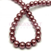   Imitation pearl round bead - Chocolate Bronze - 6mm (sold on a strand - 145 pcs/strand)