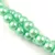 Imitation pearl round bead - Mint - 6mm (sold on a strand - 145pcs/strand)