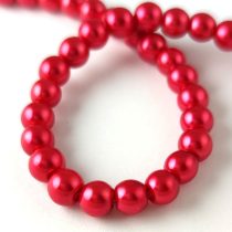   Imitation pearl round bead - Metallic Lavared - 6mm (sold on a strand - appr. 74pcs/strand)