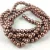 Imitation pearl round bead - Walnut - 6mm (sold on a strand - 145 pcs/strand)