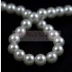 Imitation pearl round bead - White Pearl - 6mm (sold on a strand - 50pcs/strand)