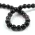 Imitation pearl round bead - Black - 6mm (sold on a strand - 50pcs/strand)