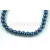 Imitation pearl round bead - Metallic Montana - 8mm (sold on a strand - 40pcs/strand)