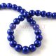 Imitation pearl round bead - Metallic Blue - 8mm (sold on a strand - 55pcs/strand)