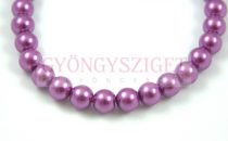   Imitation pearl round bead - Metallic Violet - 8mm (sold on a strand - 55pcs/strand)