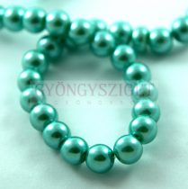   Imitation pearl round bead - Metallic Mint - 8mm (sold on a strand - 55pcs/strand)