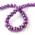 Imitation pearl round bead - Metallic Purple - 8mm (sold on a strand - 40pcs/strand)