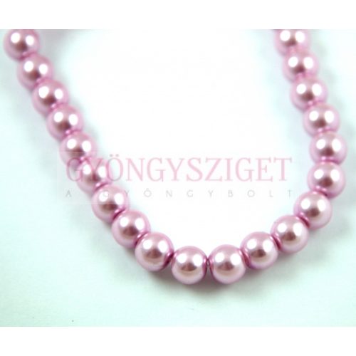 Imitation pearl round bead - Antique Pink - 8mm (sold on a strand - 40pcs/strand)