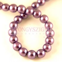   Imitation pearl round bead - Metallic Purple - 8mm (sold on a strand - 55pcs/strand)