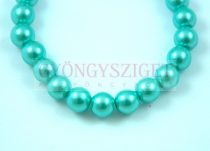   Imitation pearl round bead - Metallic Light Green - 8mm (sold on a strand - 40pcs/strand)