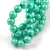 Imitation pearl round bead - Metallic Light Green - 8mm (sold on a strand - 40pcs/strand)