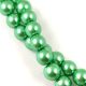 Imitation pearl round bead - Metallic Green - 8mm (sold on a strand - 105pcs/strand)