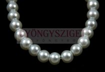   Imitation pearl round bead - White Pearl - 8mm (sold on a strand - 55pcs/strand)