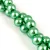 Imitation pearl round bead - Metallic Light Green - 8mm (sold on a strand - 105pcs/strand)