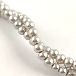 Imitation pearl - Light Grey - 3mm (appr. 185pcs)