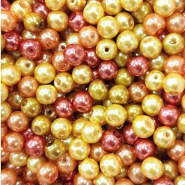 Tekla golyó gyöngy mix - 8mm