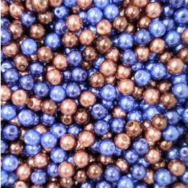 Tekla golyó gyöngy mix - 8mm